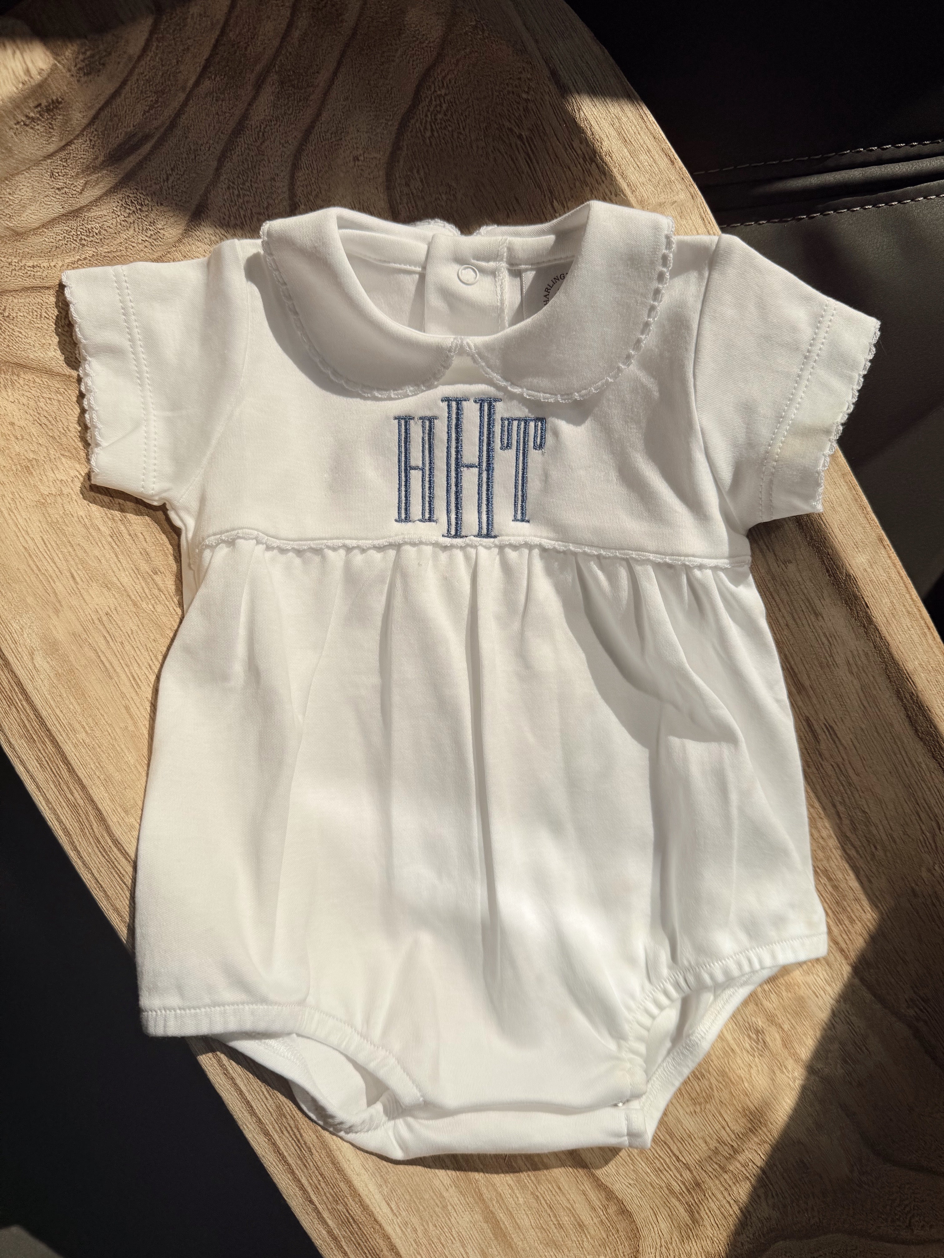 White 100% organic Pima cotton bubble