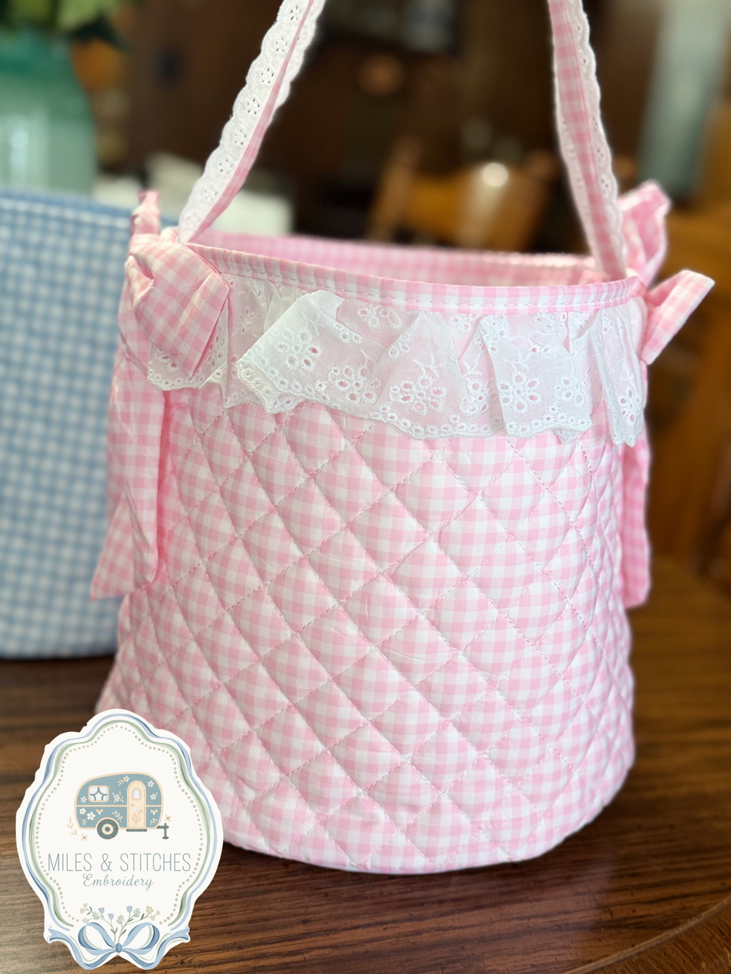 Embroidered Easter Basket