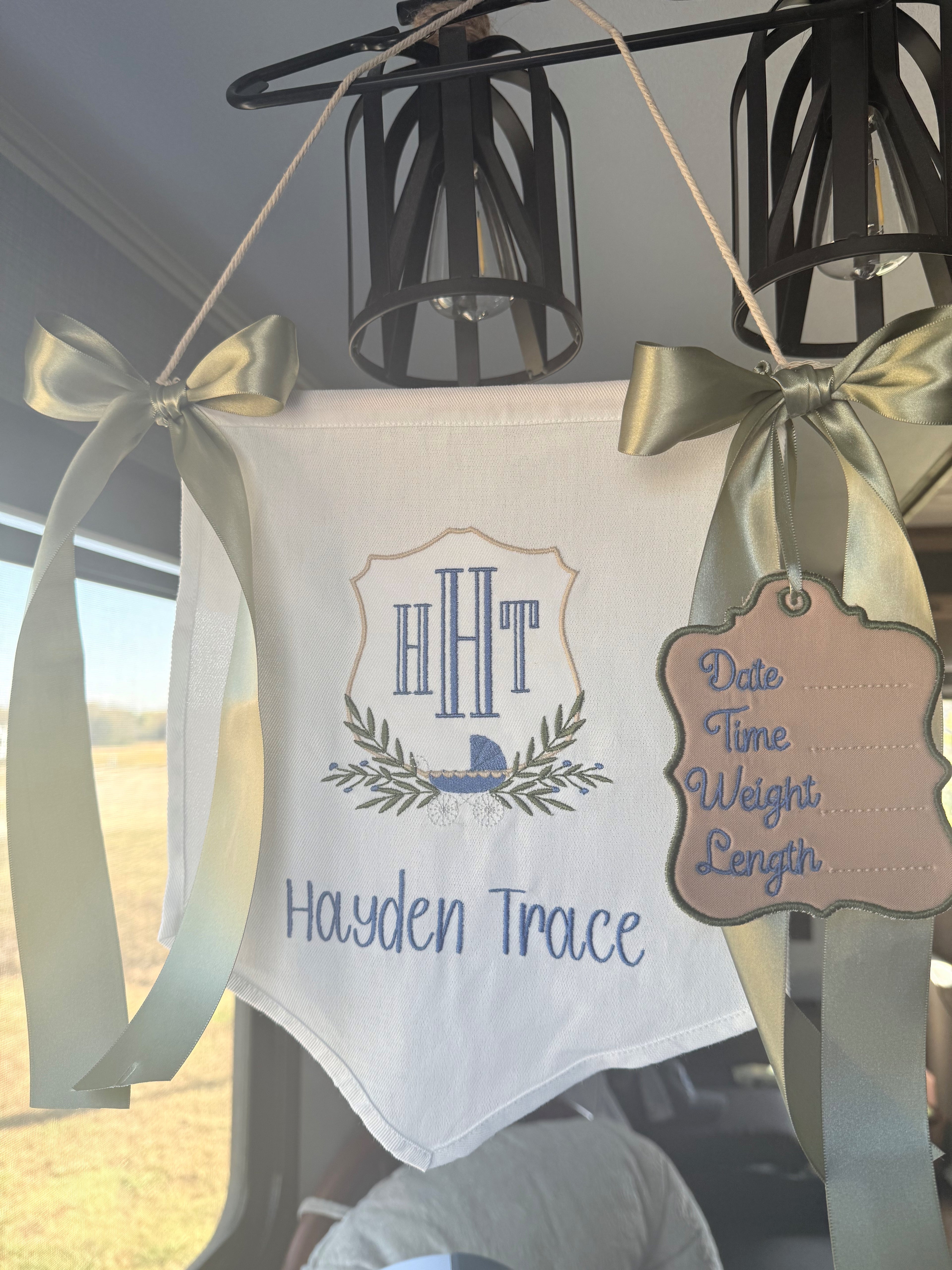 Welcome home baby banner