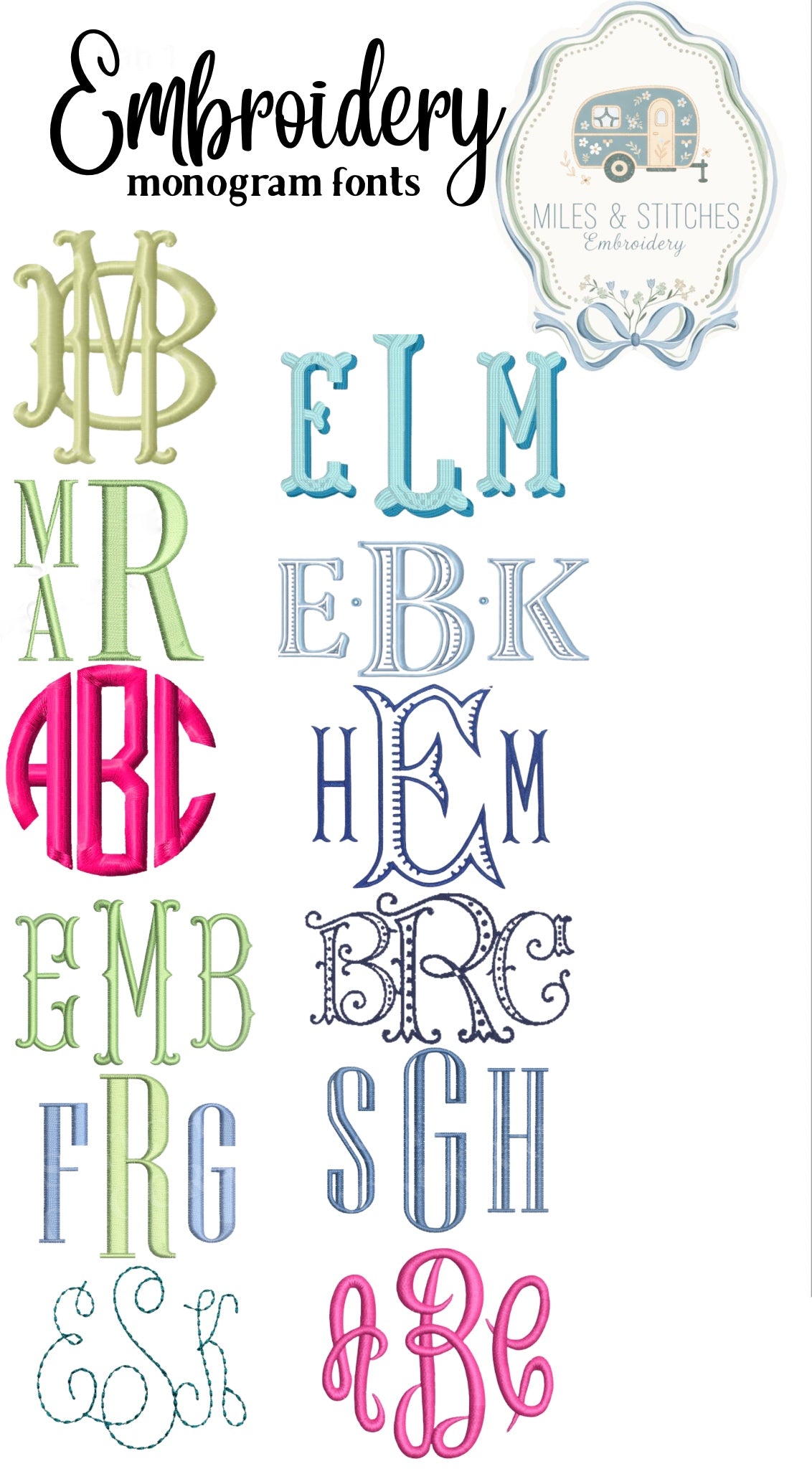 Embroidered Easter Basket