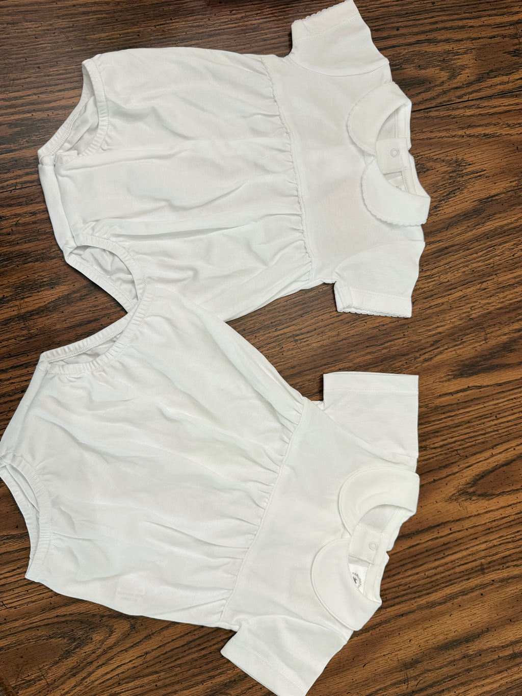 White 100% organic Pima cotton bubble