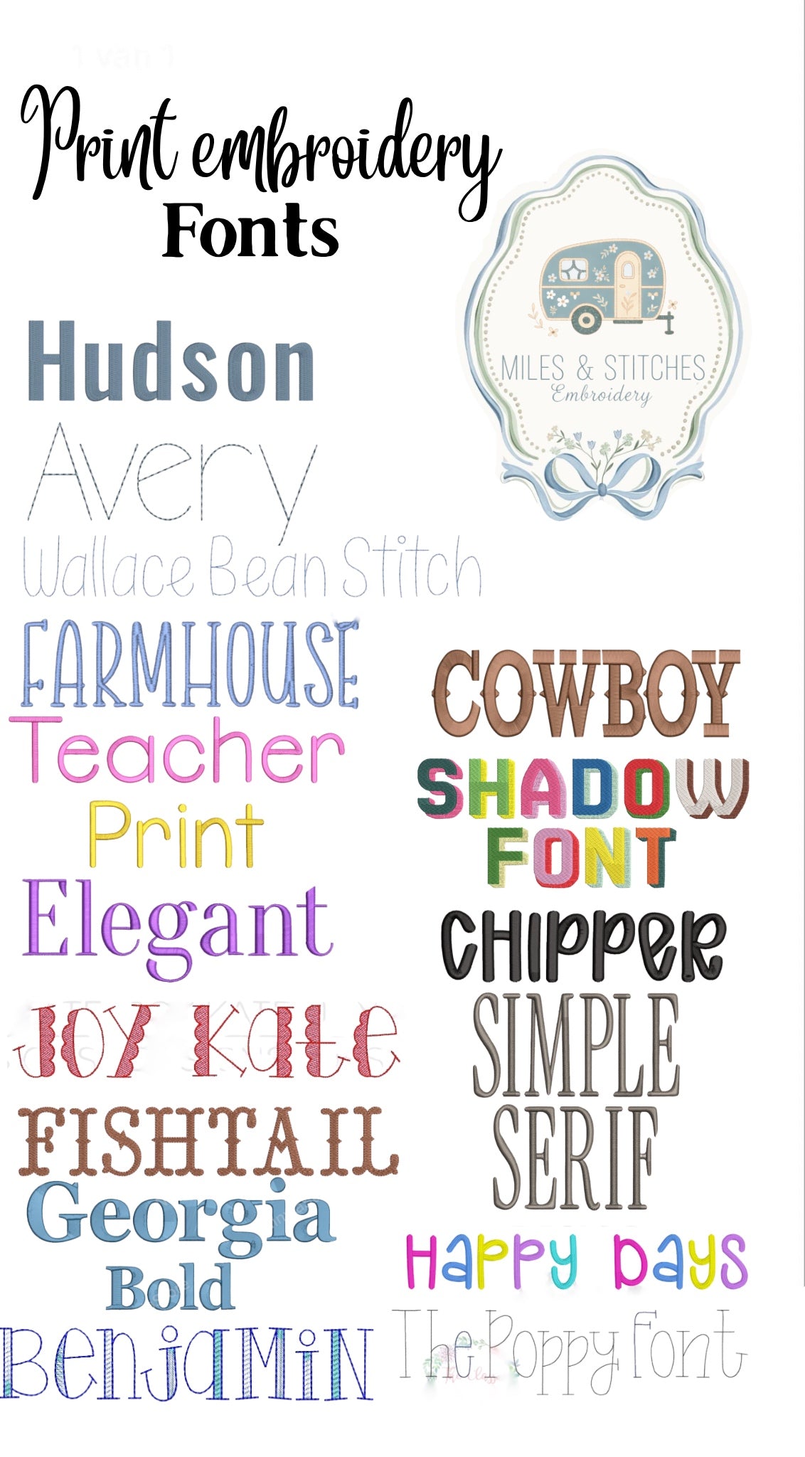 Embroidered Easter Basket