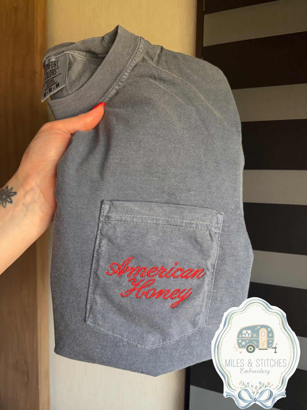 4th of July pocket cc tee