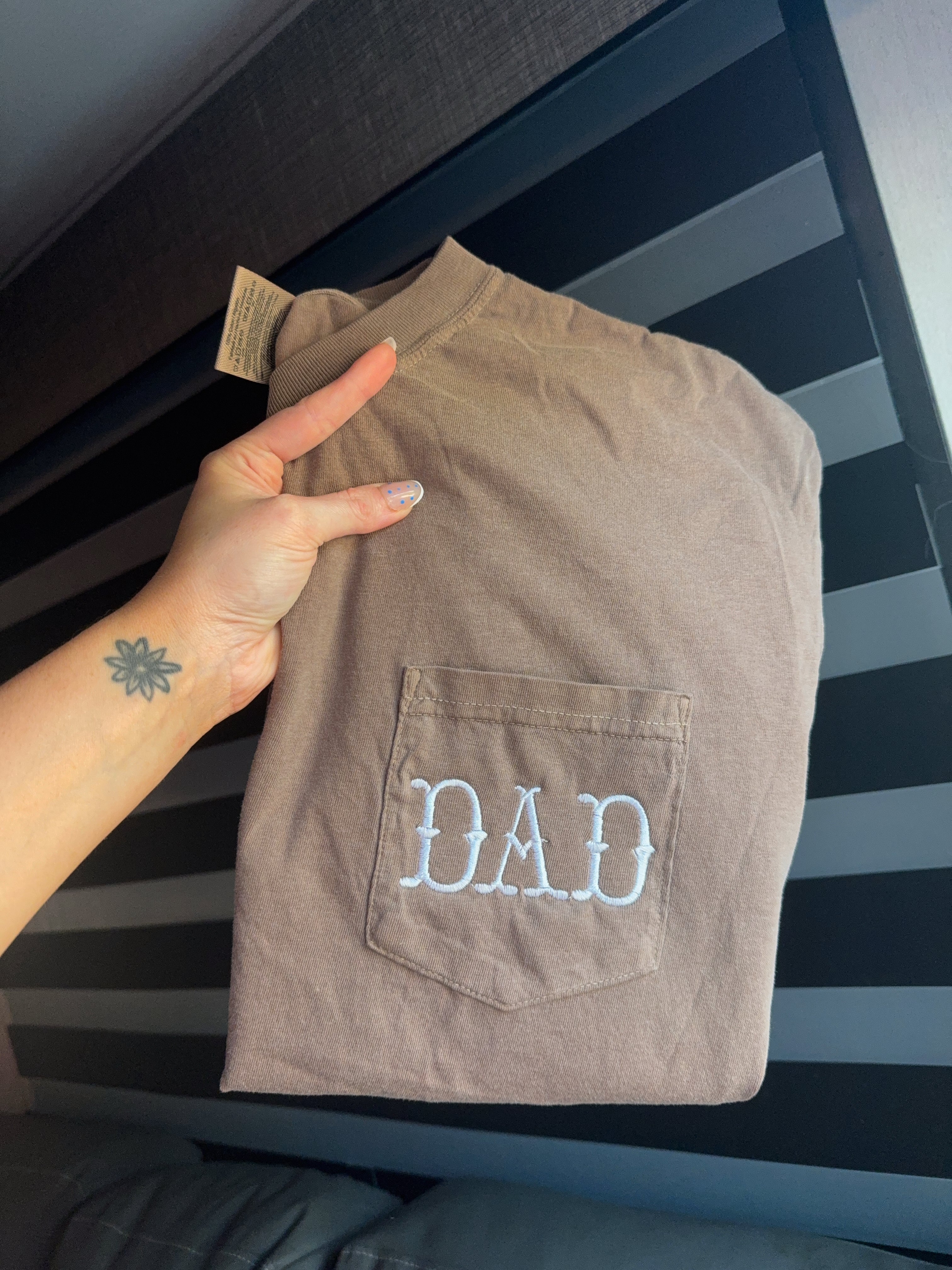 “DAD” pocket cc tee