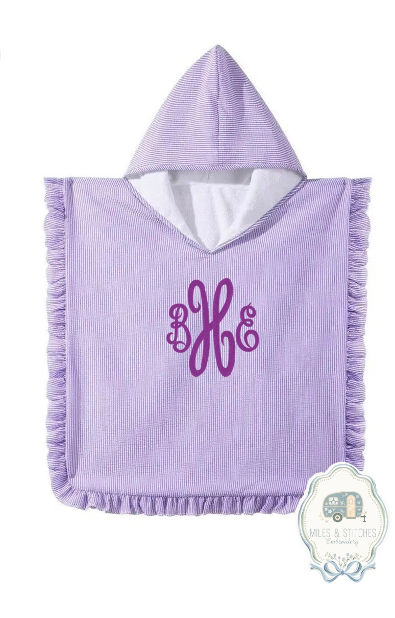 Hooded towels- monogrammed ☀️