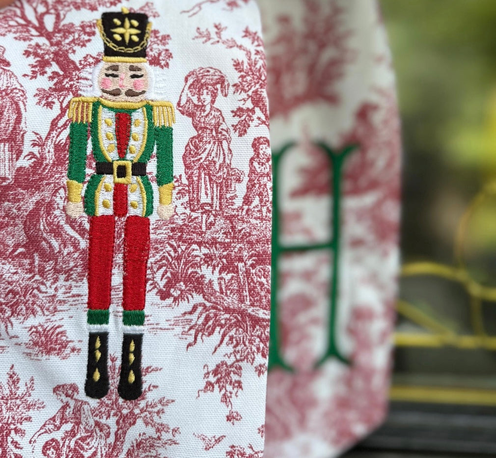 Nutcracker wreath sash