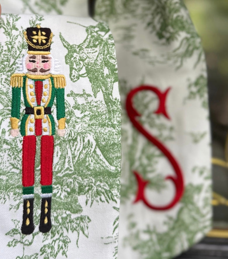 Nutcracker wreath sash