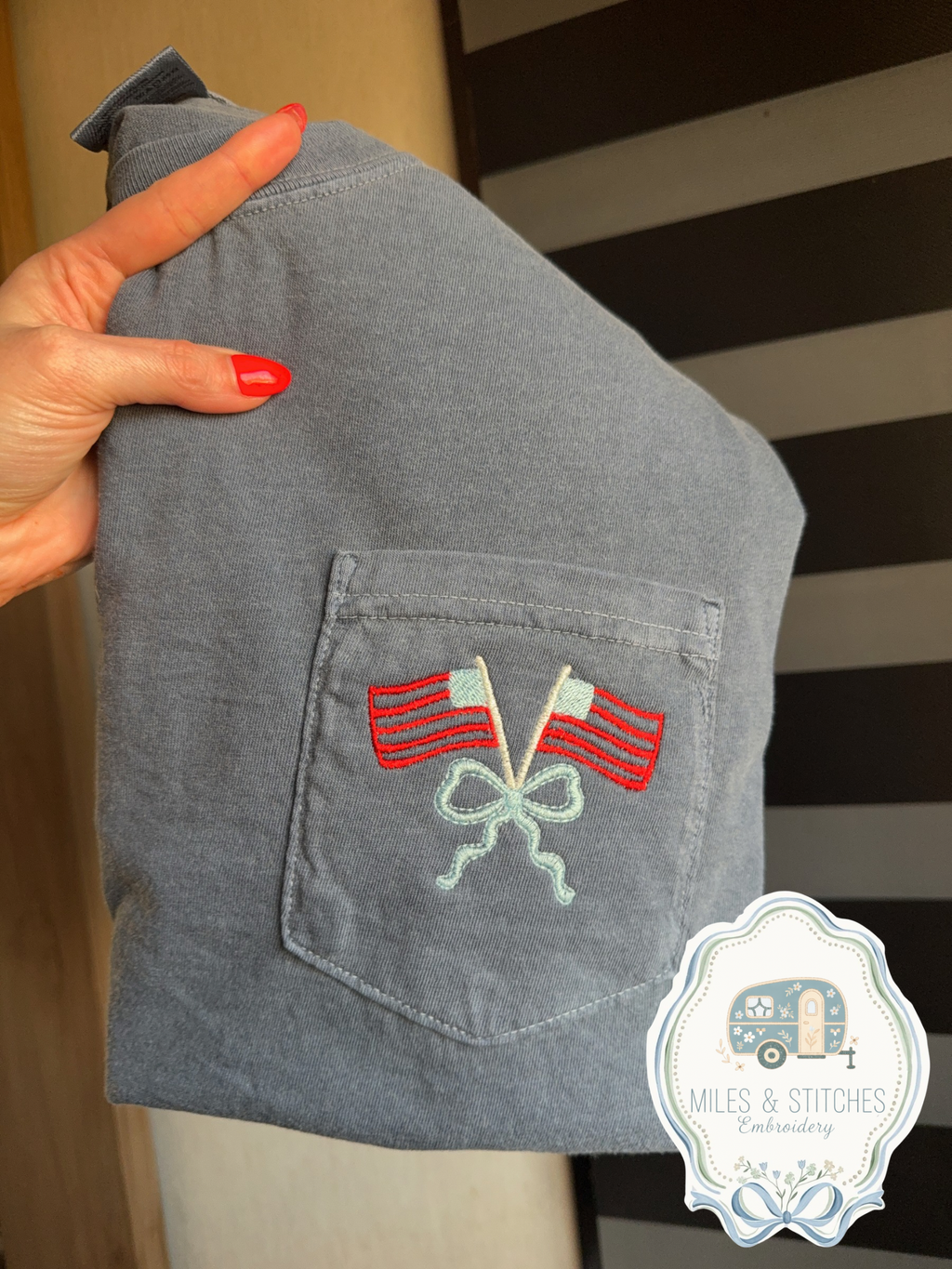 4th of July pocket cc tee