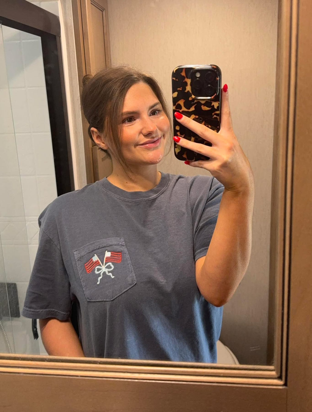 4th of July pocket cc tee