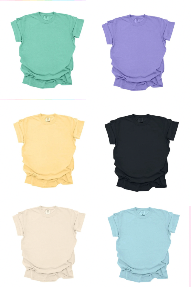 I need an alani embroidered Comfort Colors tee